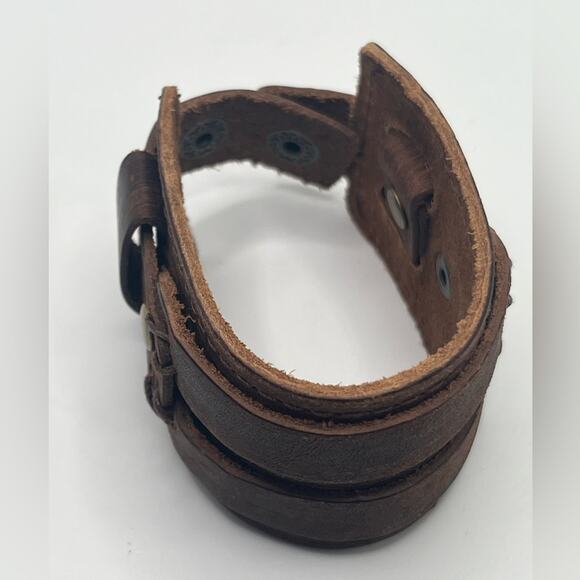 Leather bracelets, set of 5, 1 NWOT - Picture 3 of 9
